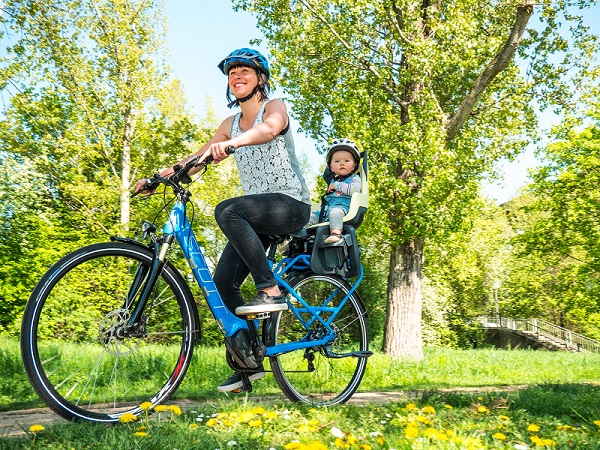 Fahrradtour mit Kleinkind - Fahrrad-Kindersitz