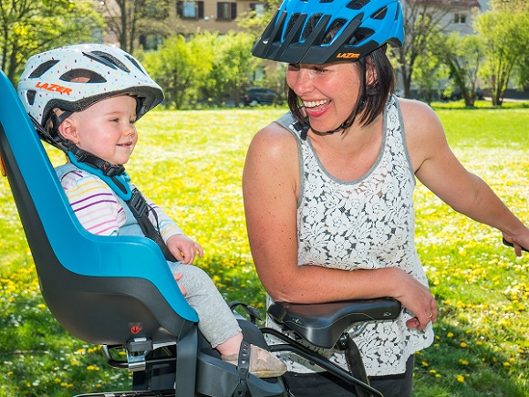 Fahrradtour mit Kleinkind mit Fahrradsitz bzw. Kindersitz