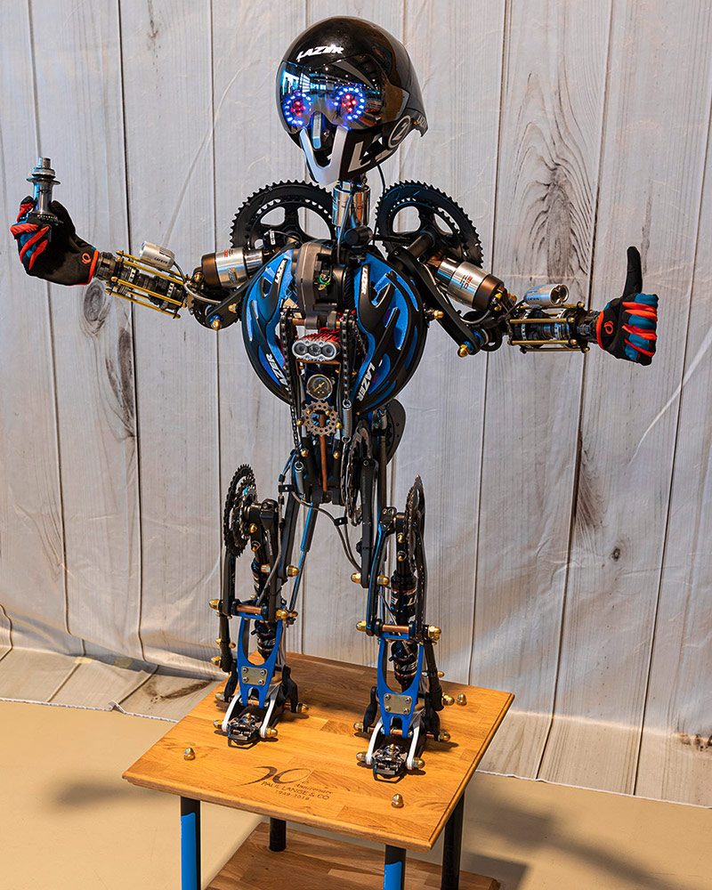 Transformer Roboter - Fahrradkunst