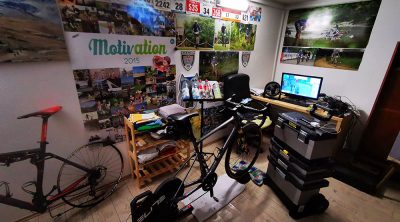 Indoor-Cycling mit Zwift - Frank Eggerts Paincave