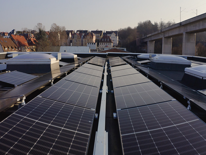 Fotovoltaik-Anlage bei Paul Lange & Co.