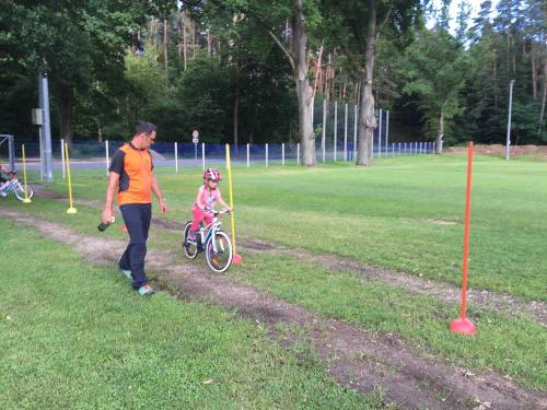 Trainingscamp beim Fahrradkurs für Kinder